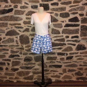 Lilly Pulitzer Blue and White Shorts